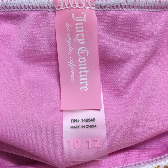 Juicy Couture rash guard 2 piece swimsuit - Picture 3 of 7